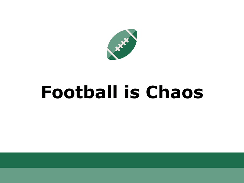 Cover for Football is Chaos