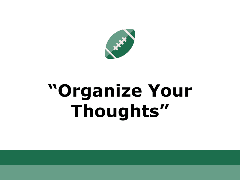 Cover for "Organize Your Thoughts"